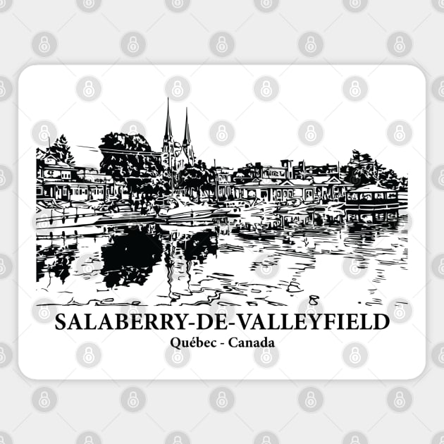 Salaberry-de-Valleyfield - Québec Magnet by Lakeric